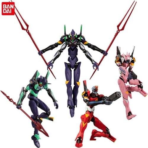 Newest Bandai Original EVANGELION EVA FRAME Anime Assembly model Unti 08 01 13 Production 02 Collectile Action Figure toys