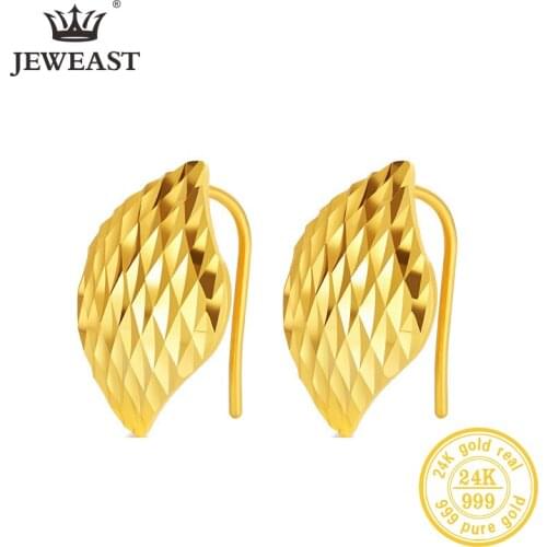 24K Pure Gold Earring Real AU 999 Solid Gold Earrings Nice Good Hollow Ball Tassel Upscale Trendy Fine Jewelry Hot Sell New 2020