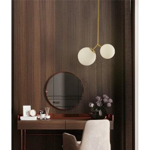 Nordic glass ball cocina accesorio kitchen chandeliers led wall moon lamp hanglampen ventilador de techo nordic decoration home