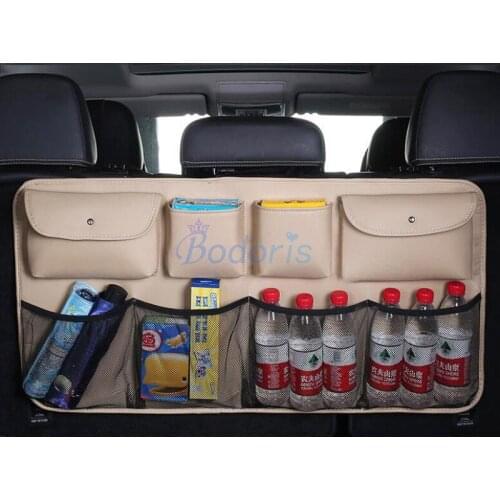 For Ford FOCUS MK II FIESTA MK VII MONDEO MK IV KUGA S-MAX 2008-2019 Rear Seat Storage Bag Cargo Nets Car Organizer Accessories