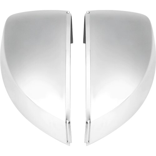 1 Pair of Matte Chrome Rearview Mirror Shell Cover Protection Cap Wing Protect Frame Covers Mirror Cover for Audi A3 S3 8V 13-18