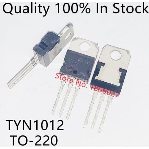 10pcs/lot TYN1012 12A 1000V unidirectional thyristor package TO-220
