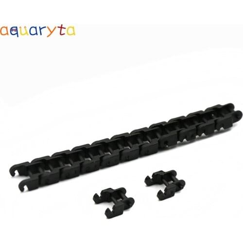 Aquaryta 100pcs/200pcsTechnic Parts Chain Link Gear Tank Track Tread 3711 Motorcycle Technic Building Blocks Toy for Children