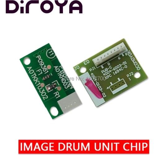 20PCS IU711 IU 711 K C M Y drum cartridge chip for Konica Minolta Bizhub C 654 754 Photocopier C654 C754 Imaging unit resetter
