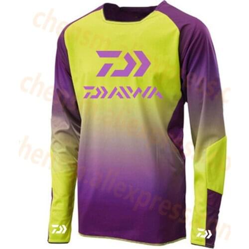 2020 DAIWA Men Fishing Clothing Ultrathin Sunscreen Long Sleeve Anti-uv Breathable Coat Summer Fishing Shirt Size XS-5XL Jacket