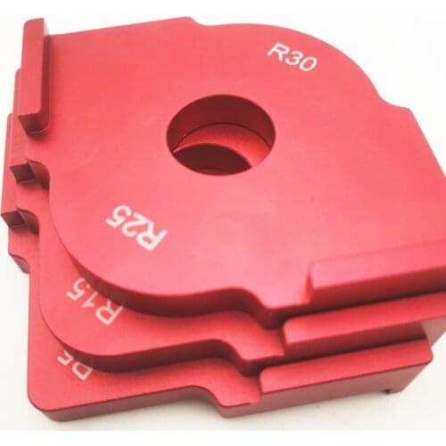 3pcs/set Woodworking Trimming Radius Jig Router Templates Aluminium Alloy Radius Corners R5 R10 R15 R20 R25 R30 R35 R40 T10 T25