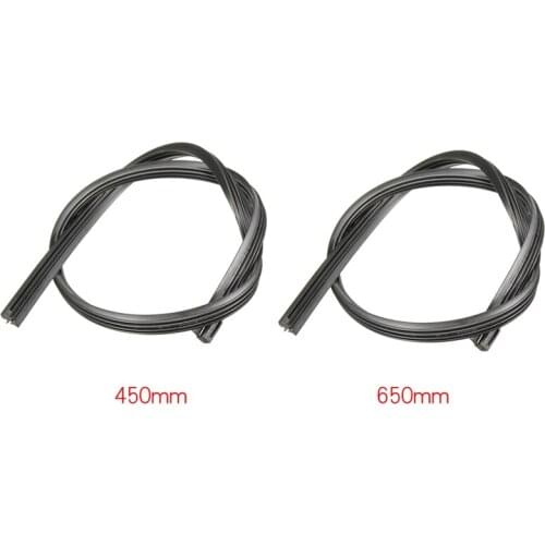 4pcs 6mm Frame Windshield Wiper Blade Refill Car Bus Silicone Universal - 2pcs 18 Inch & 2Pcs 26 Inch