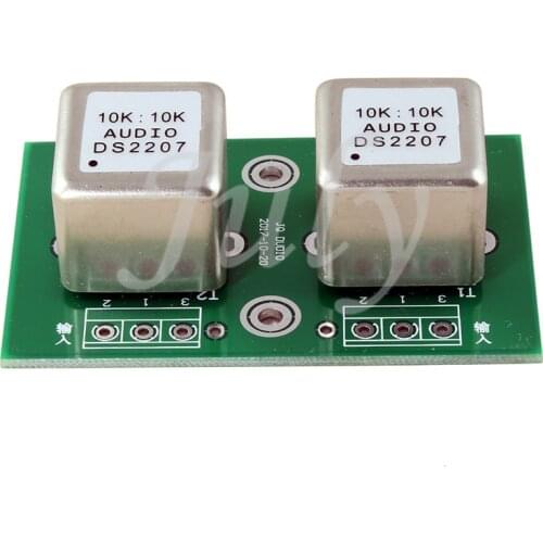 Permalloy 10K: 10K audio signal isolator Permalloy audio input cattle Balanced and unbalanced signal conversion Improve sound