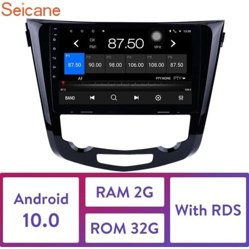 Seicane Android 10.0 Quad Core 10.1 inch Car Radio GPS Navigation Multimedia Player for 2013-2015 2016 Nissan QashQai X-Trail