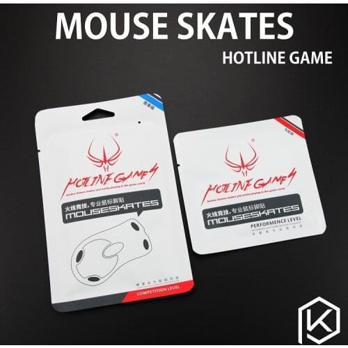 Hotline games 2 sets/pack original competition level mouse feet mouse skates gildes for razer deathadder elite thickness
