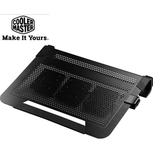 Cooler Master U3 plus air-cooled Non-slip Gaming Laptop Cooling with 3*80mm Moveable silent fan For Laptop Cooler Base 9''-19
