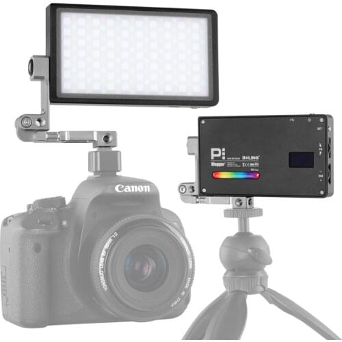 Boling BL-P1 RGB Full Color LED Video Light Dimmable Photography Video Studio DSLR Camera Light for Vlogging Live BL P1