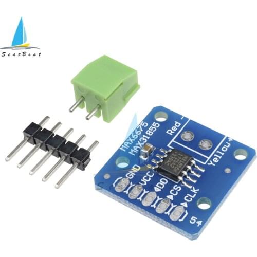 MAX31855 MAX6675 Module K Type Thermocouple Temperature Sensor Breakout Board Temperature Measurement Module For Arduino
