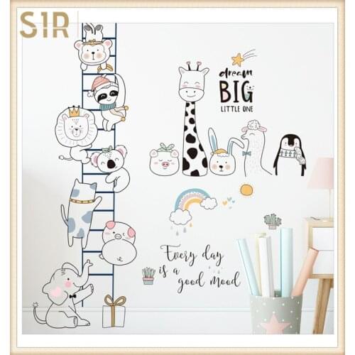 Wall DIY Sticker for Childrens Room Cartoon Kindergarten Wallpaper 3D Art Decal Sticker Child Room Wall Decor Anime Decor