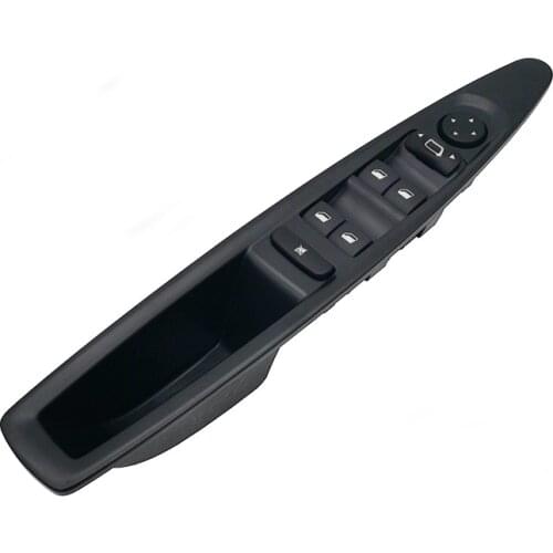 For Citroen C4 Power Window Control Switch Manual Window Regulator Button Switch Panel Black