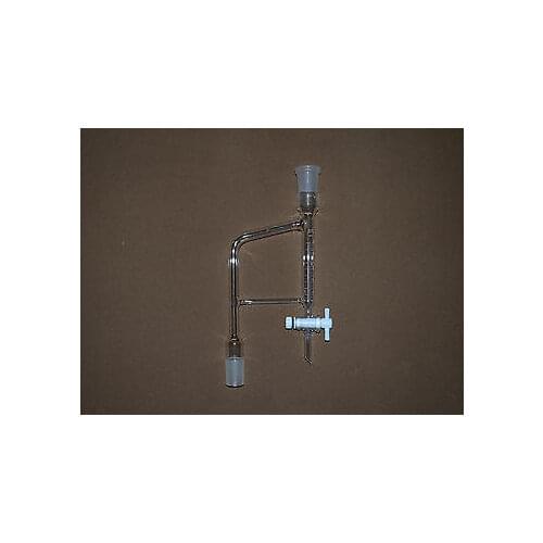 10ML,24/49,Glass Distillation Receiver,Dean Stark Adapter with PTFE Stopcock