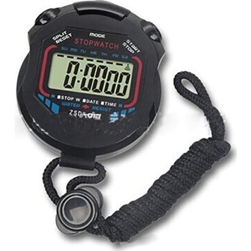 1PC Multi-functional Sports Stopwatch Kitchen Cooking Countdown Timer Handheld Electric Digital Counter Teaching Instrument