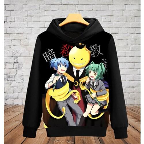 Assassination Classroom Korosensei Hoodie Anime Cosplay Costome Women/Men Hooded Hoodie Sweatershirt