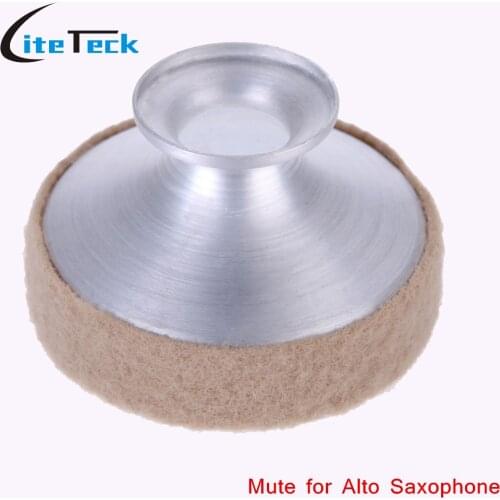 High Quality Aluminum Mute Silencer for Alto Saxophone Sax Metal Dampener Light-weight