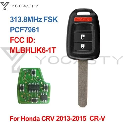 YOCASTY 313.8Mhz 4 btns Remote Car Key with PCF79613 chip MLBHLIK6-1T For Honda CR-V HR-V 2015 2016 2017