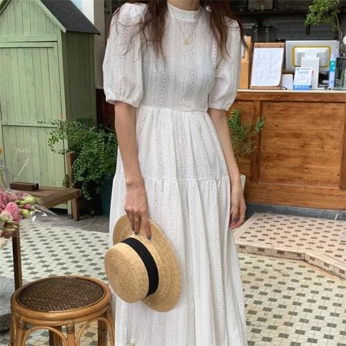 Alien Kitty French Backless Hollow Out Sexy Vintage Chic Vestidos Retro Loose Women Prom Hot Stylish Summer Femme Long Dress