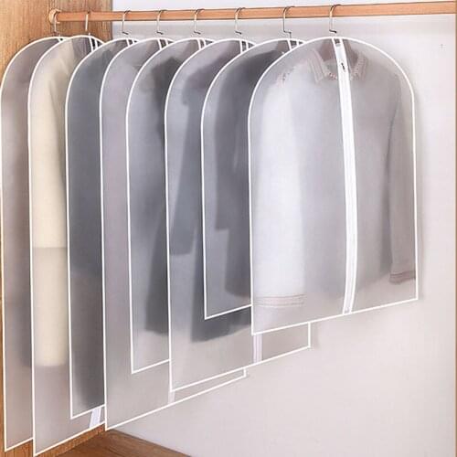 1PC Clothes Hanging Garment Dress Suit Coat Dust Cover Home Storage Bag Pouch Case Organizer Wardrobe Hanging Clothing U3