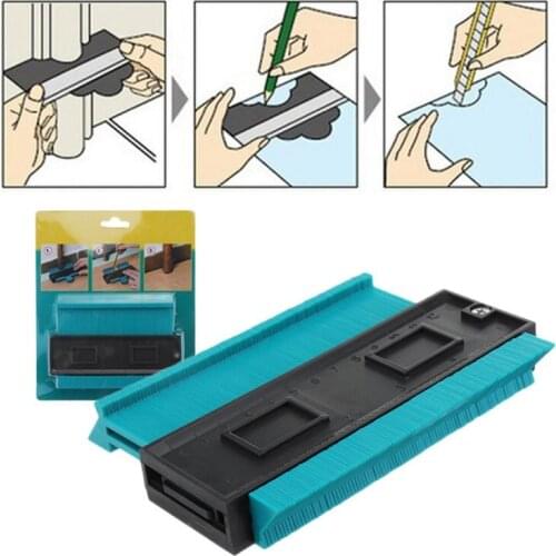 Wholesale 8Pcs Plastic Contour Gauge Duplicator Standard 5" Width Wood Marking Tool Tiling Laminate Tools