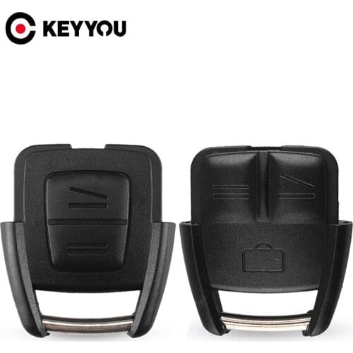 KEYYOU 2/3 Buttons For Vauxhall Opel Astra Zafira Omega Vectra Remote Car Key Shell No Chip Uncut Blade Key Case Fob Blank Cover