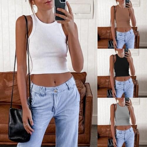 LAMLKKY Women's Cropped Tank Tops