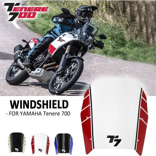 Motorcycle Accessories FOR YAMAHA Tenere 700 T700 XTZ 700 2019 2020 2021 Windshield Wind Screen Shield Deflector Protector Cover