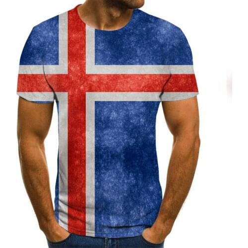 2020 Summer Newest National Flags 3d Printed T Shirt Men Joker Face Casual Male Tshirt Short Sleeve Funny T Shirts Tops Tee