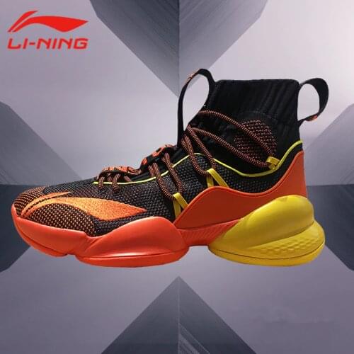 Li-Ning Men POWER V PLAYOFF Professional Basketball Shoes Cushion Bounce LiNing CLOUD Sport Shoes Sneakers ABAP023 SJFM19