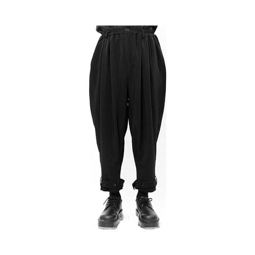 New Philosophy, Yamamoto style, mens slacks, quarter breeches, loose harem pants