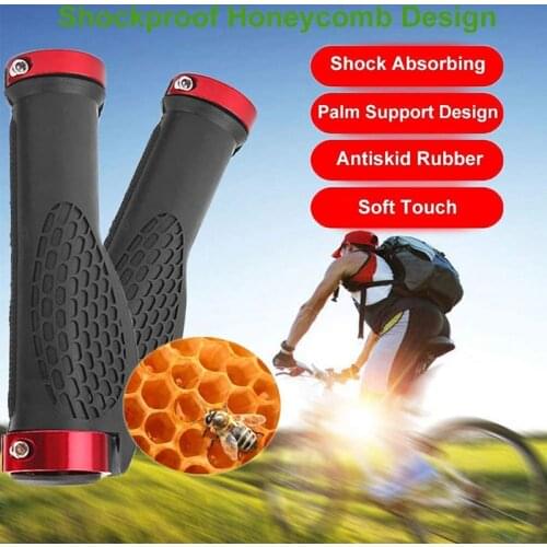 Anti-Skid Rubber Bicycle Grips Mountain Bike Lock On Bicycle Handlebars Grips 2~2.5cm MTB Road Cycling Skid-Proof Grips