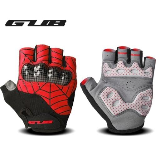 GUB Summer Anti-collision Gloves Mountain Road Bike Non-slip Half Finger Gloves Adult Outdoor Riding Reinforced Protect Mitten