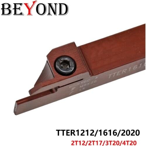 BEYOND Clotting Turning Tool TTER 1212 1616 2020 TTER1212-2T17 TTER1616 TTER2020 2T17 3T20 4T20 Spring Steel Lathe Toolholder