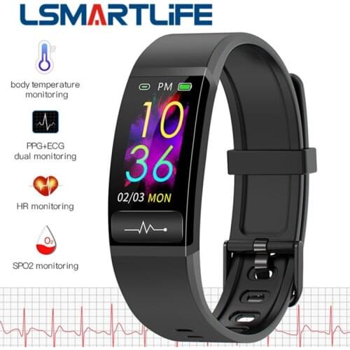 M8 Smart Bracelet Body Temperature Monitor Heart Rate Blood Pressure Health IP68 Waterproof Watch Bluetooth Band