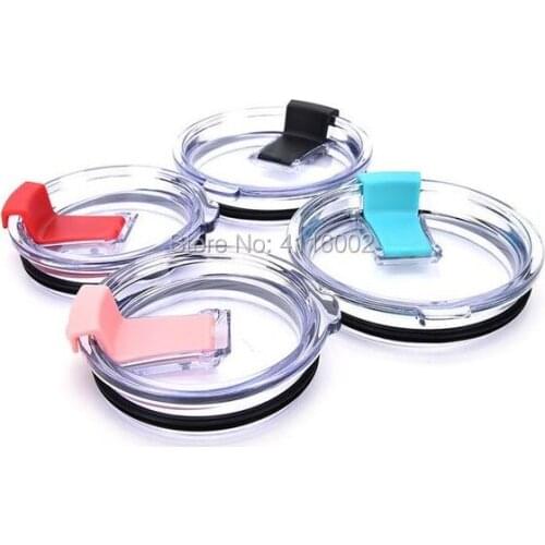 100pcs 4colors 20oz 30oz cups lids Leakproof seal splash assistant lid for yeti tumbler 30oz 20oz cups for RTIC 20 oz 30 oz cups