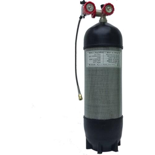 AC10910191 HPA 9L CE 4500Psi PCP Gun/Air Rifle Compressed Air/Paintball Tank/Accessories+Safty Valve+Filling Station+Protect Cup