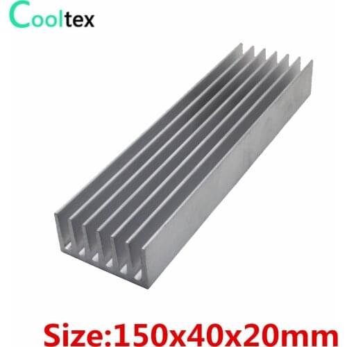 150x40x20mm Aluminum Heatsink radiator heat sink for Electronic Chip VGA RAM LED IC integrated circuit COOLER cooling