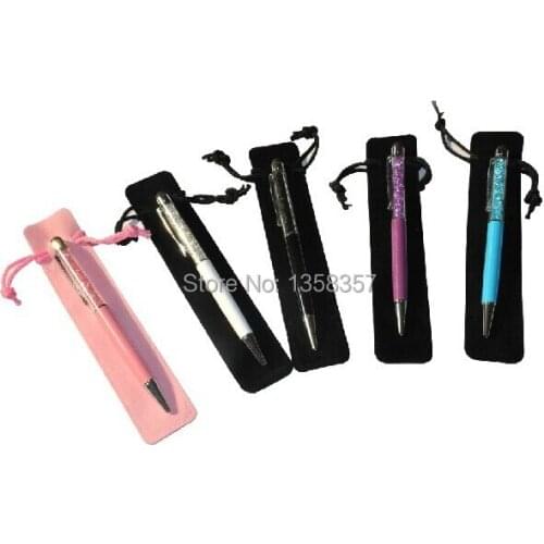 CBRL velvet jewelry pouch velvet pouch pen pouch velvet recording pen pouch fountain pen chopsticks bag customize wholesale