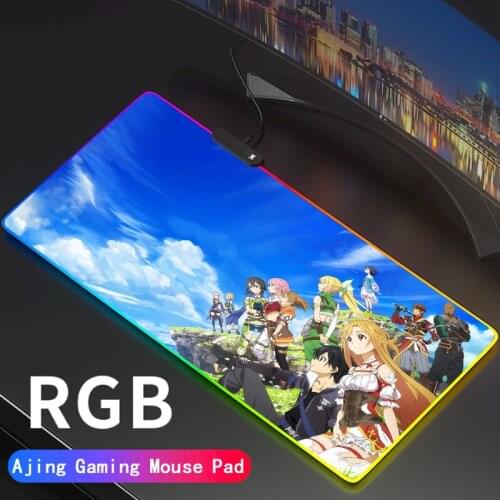 Sword Art Online Anime Large Gaming Mouse Pad Gamer SAO Keyboard Mouse Mat Gaming Grande Desk Mousepad for CSGO Games