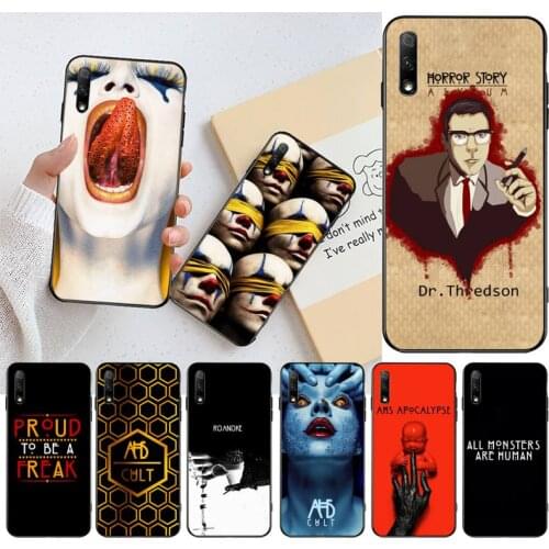 AHS American Horror Soft Silicone Black Phone Case for Huawei Honor 30 20 10 9 8 8x 8c v30 Lite view pro