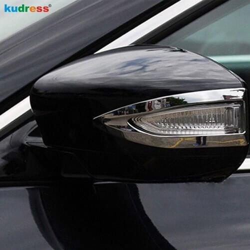 For Nissan TEANA Altima 2013 2014 2015 ABS Chrome Car Rearview Mirror Cover Trim Rear View Mirrors Decoration Strip Accessories