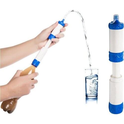 Water Filter Purification Straw for Outdoor Sports Camping Hiking Backpacking Climbing Mountaineering Emergency Survival Tool