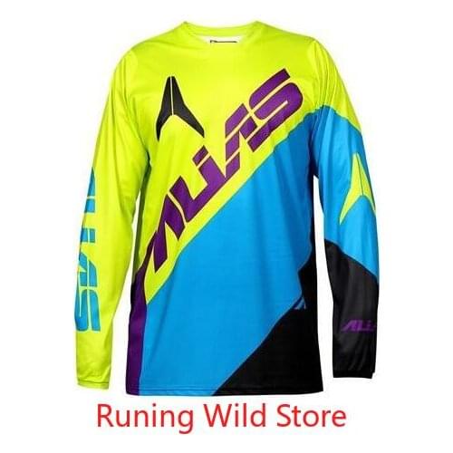 FUALRNY 2022 Mountain Downhill Jersey Bike DH RBX Racing Clothes For Men Long Sleeve LairschDan 2022 customized DH LS motocr