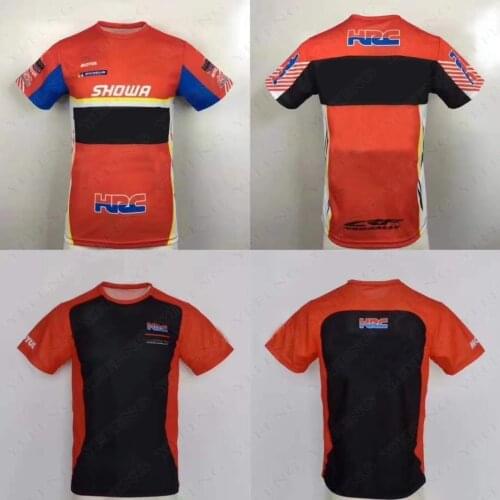 Motocross T-Shirt For Honda HRC Racing Motorcycle Bike Riding Cycling T-shirt