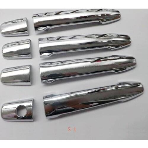 Chrome Door Handle Cover for Citroen C-Crosser C Crosser ABS Plastic Decoration Car Styling Stickers Auto Accessories 8 Pcs