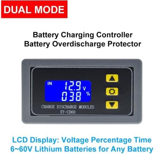 Storage battery Charging Control Module Full of Power outages DC Voltage Protection Under-voltage Deficit Protector CD60