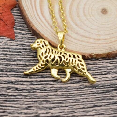 LPHZQH Cute Necklace Hollow Boho Chic Australian Shepherd Dog Choker Pendant Women Necklace Jewelry Christmas Birthday Gift Punk